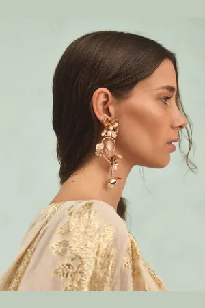 Next Tabitha Simmons x Posey Blomster Tryk Statement-øreringeen