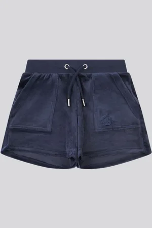 Juicy Couture Girls Tonal Embroidered Velour Shorts166168cm