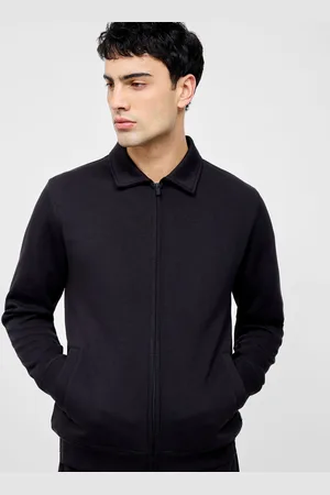 French Connection Blend Zip Through Stretch Collared SweatshirtStor