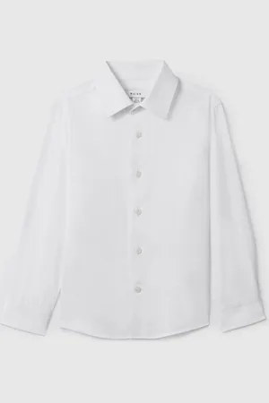 Reiss Remote Slim-Fit Cotton Shirt5 - 6 år (110 - 116cm)