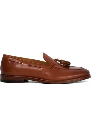 Dune Sanders Leather Sole Tassle Loafersuk11eu45