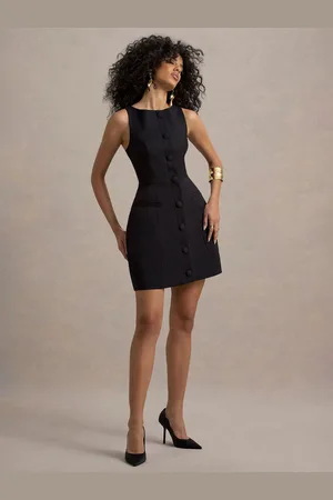 Club L Cheri Tailored Sleeveless Mini Dress38
