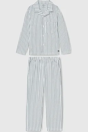 Reiss Cohen Set Brushed-Cotton Striped Pyjama Set8 - 9 år (128 - 134cm)