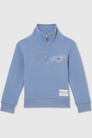 Smiley Reiss World Reiss Half-Zip Sweatshirt Unisex Fit98104cm