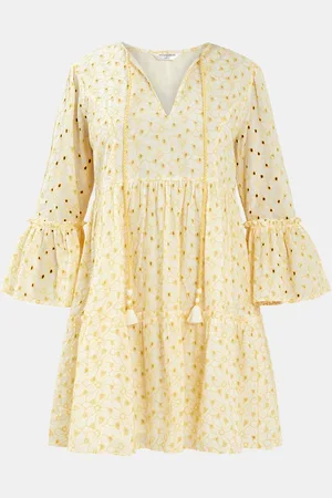 Accessorize Broderie Flute-Sleeve Mini Dresssmall