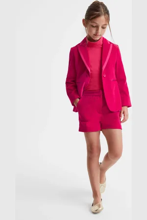 Reiss Bree Velvet Mid Rise Shorts13 - 14 år (158 - 164cm)