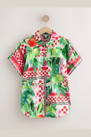 Next Kew Collection 100% Cotton Tie Waist Shirt54