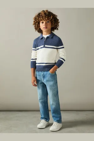 Reiss Gallow Half-Zip Colour-Block Polo Shirt6 - 7 år (116 - 122cm)