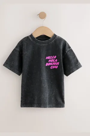 Next 100% Bomuld Kortærmet Graphic Tryk T-shirt (3mdr.-8år)6874cm