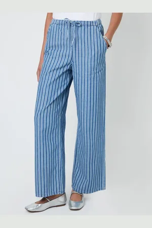 Threadbare Stribet Løstsiddende Ben Denim Bukser34lille