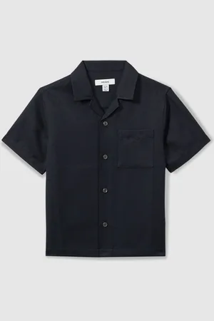 Reiss Japane Twill Cuban Collar Shirt5 - 6 år (110 - 116cm)