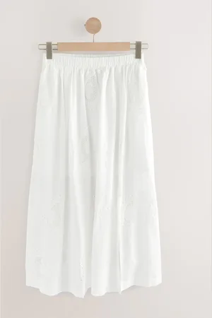 Next Embroidered Paisley Midi Skirt46