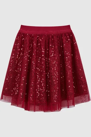 Reiss Isabella Short Tulle Sequin Skirt146152cm
