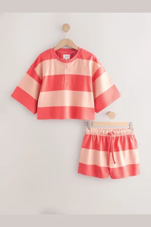 Next 100% Cotton Textured Short Set Pyjamasmedium