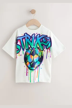 Next Relaxed Fit Kortærmet Graphic Tryk T-shirt (3-16år)128134cm