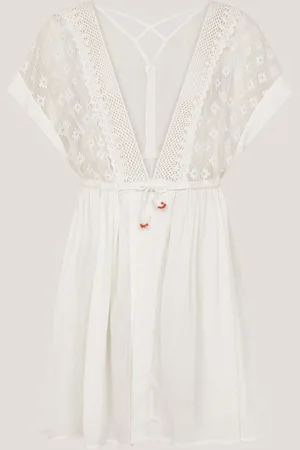 Monsoon Crochet Kaftan Dress146152cm