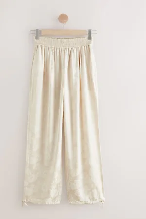 Next Satin Jacquard Harem Bukser40lang