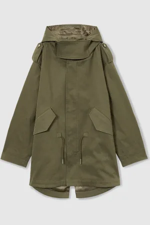 Reiss Karmie Cotton-Blend Gabardine Utility Coat13 - 14 år (158 - 164cm)