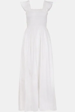 Accessorize Sleeveless Smocked Broderie Sun Dressmedium