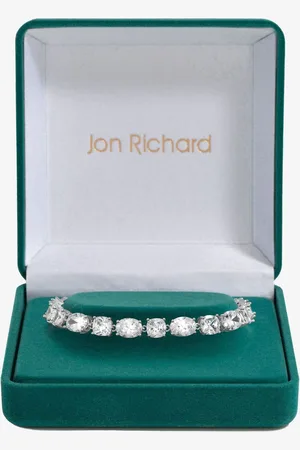 Jon Richard Tone Cubic Zirconia Mixed Stone Braceleten