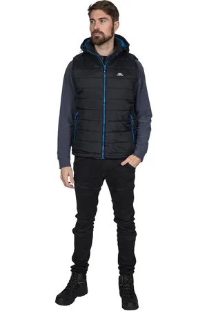 Trespass Male Franklyn Padded Black GiletL
