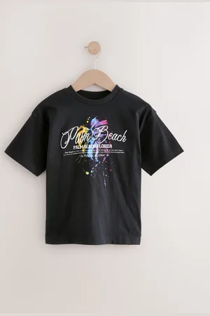 Next 100% Cotton Relaxed Fit Short Sleeve Graphic T-Shirt (3-16yrs)3 år (98cm)