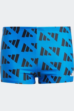 adidas Logo Graphic Swim Boxer Shorts166168cm