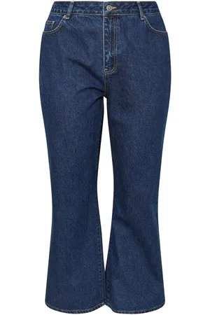Evans Blue Premium Wide Leg 100% Cotton Jeans50