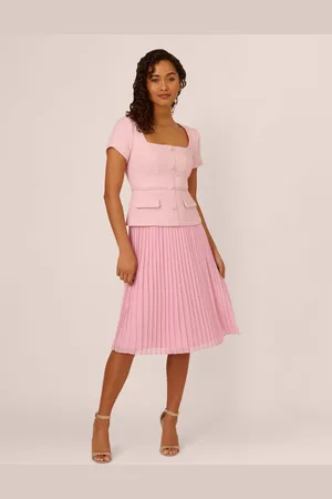 Adrianna Papell Boucle Combo Midi Kjole38