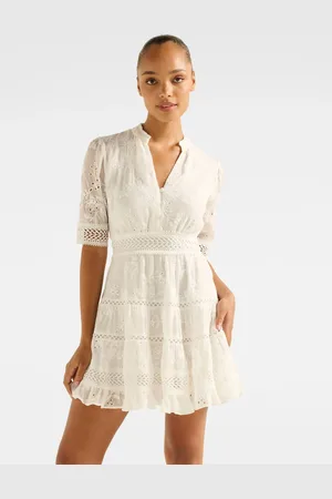 Forever New Lillian Trim Skater Mini Dress34