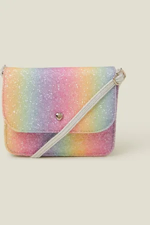 Accessorize Girls Ombre Rainbow Cross-Body Bagen