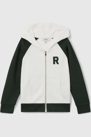 Reiss Austin Interlock Jersey Colourblock Hoodie10 - 11 år (140 - 146cm)