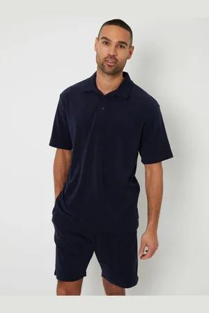 Threadbare Toweling Revere Collar Polo-skjorterlarge