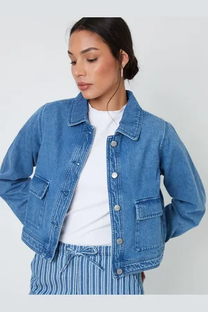 Threadbare Boxy Denim 100% Bomuld Jakke36