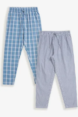 Threadbare Bomuldspoplin lounge joggingbukser 2 pakkexxlarge