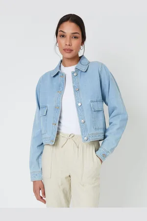 Threadbare Boxy Denim 100% Bomuld Jakke38