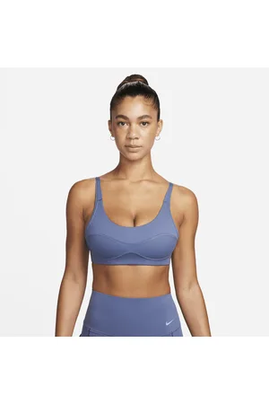 Nike Indy sports-BH med V-hals og lett støtte til dame. Nike NO