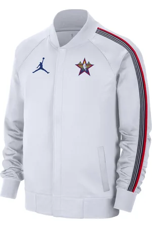 Jordan Langærmet 2025 All-Star Weekend Showtime NBA-jakke med fuld lynlås til mænd