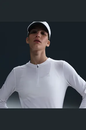 Nike Court Advantage-Dri-FIT-tennistop til mellemlag til kvinder