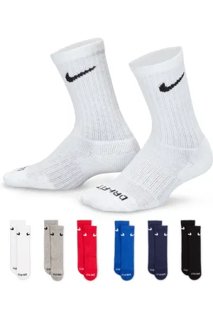 Nike Dri-FIT Performance Basics-crewstrømper til mindre børn (6 par)