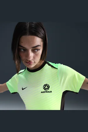 Nike Australia Academy Pro -opvarmningstrøje til fodbold med korte ærmer til kvinder