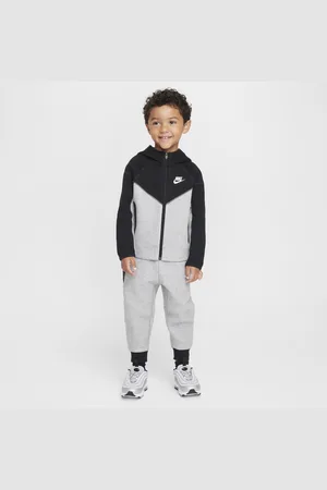 Nike Sportswear Tech Fleece-hættetrøjesæt i to dele med fuld lynlås til småbørn