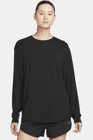 Nike Langærmet One Relaxed Dri-FIT-trøje til kvinder