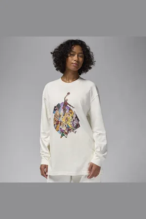 Jordan Oversized -T-shirt med lange ærmer til kvinder