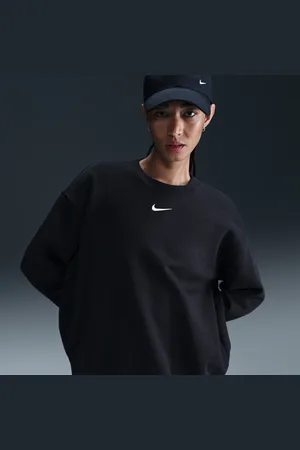 Nike Oversized Sportswear Phoenix Fleece-sweatshirt med rund hals til kvinder