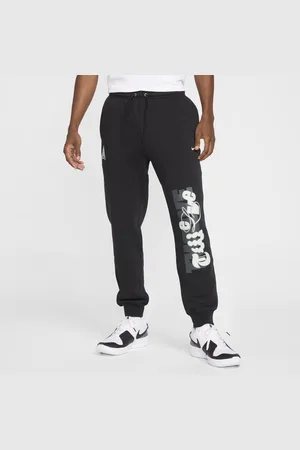 Nike Ja-basketballjoggingbukser i fleece til mænd