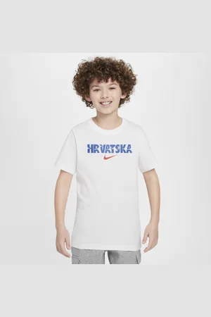 Nike Kroatien Crest Football-T-shirt til større børn