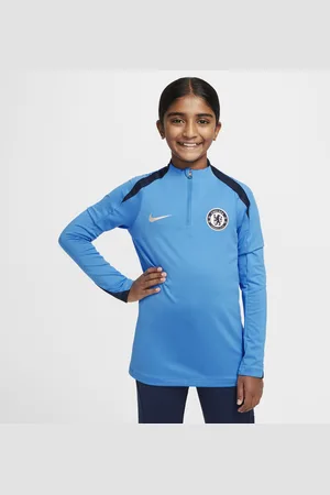 Nike Chelsea FC Strike Dri-FIT-fodboldtræningstrøje til større børn