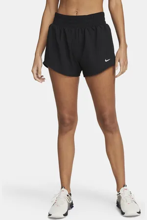 Nike One Dri-FIT-shorts med indershorts (7,5 cm) og mellemhøj talje til kvinder