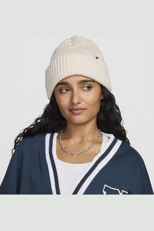 Nike Maskinstrikket Peak-beanie med waffle-mønster